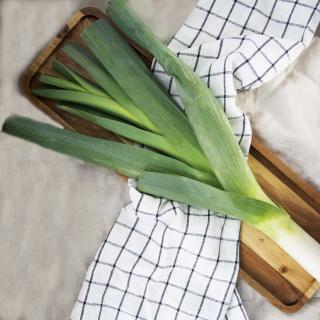 Porree, eigener Anbau