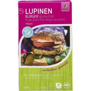 Lupinen Burger, vegan