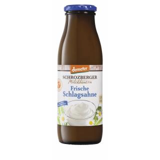 Schlagsahne, Demeter, Flasche 0,5l