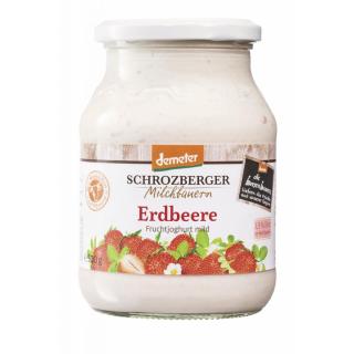 Joghurt Erdbeer, Glas