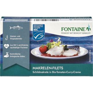 Makrelen Filet in Tomaten-Curr