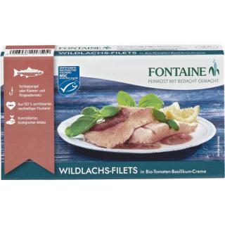 Wildlachsfilet in Tomaten-Basilikum 200 g