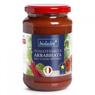 bioladen Tomatens. Arrabbiata