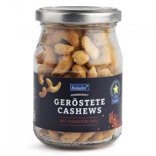 Geröstete Cashews mit pikantem Chili