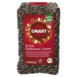 Grüne Delikatess-Linsen